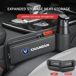 For Changan CS15 CS55 CS75 PLUS CS95 CS35 Car Seat Sewn Gap Crevice Slot Storage Box With Cup holder Auto Accessories