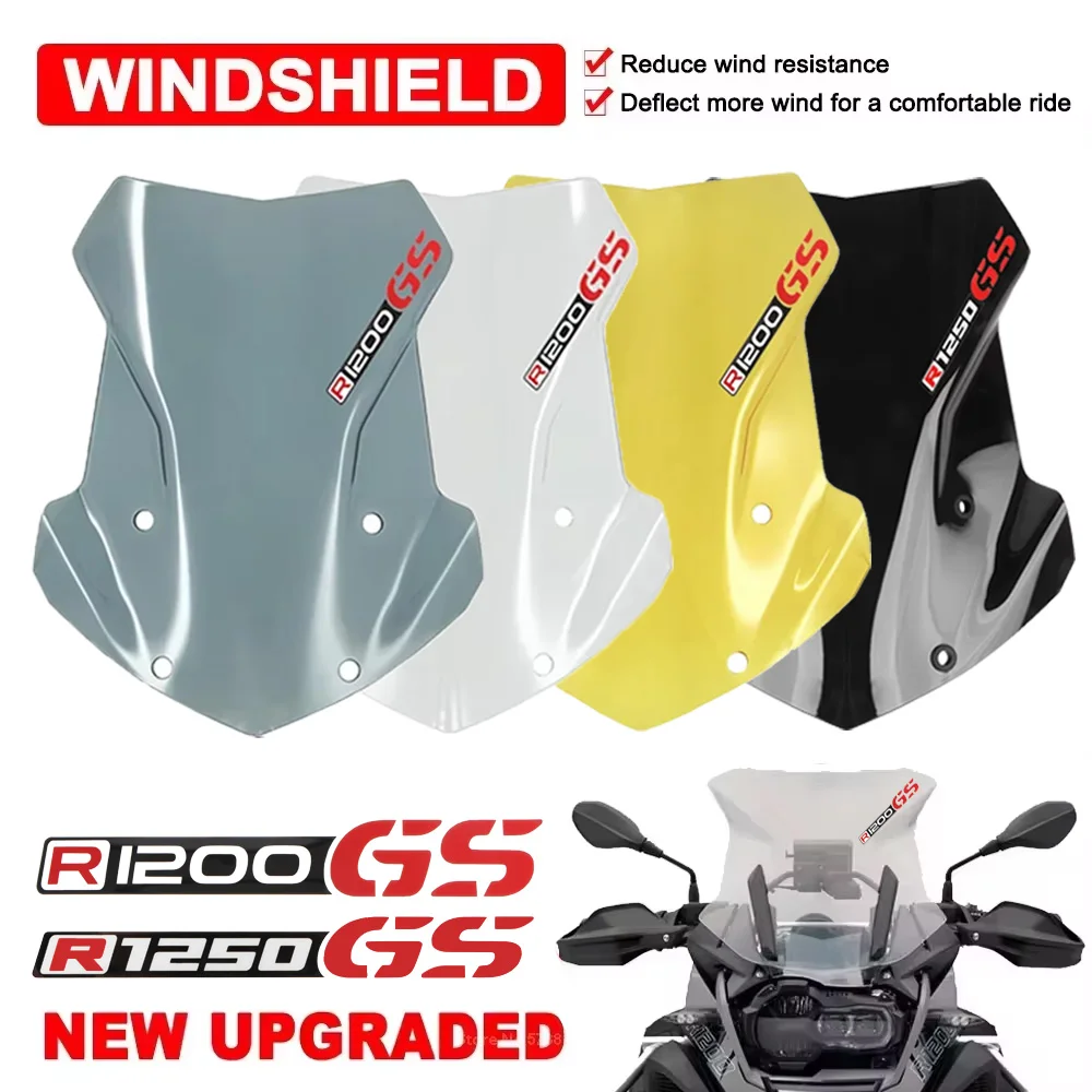 

Motorcycle Windshield Windscreen For BMW R1250GS R1200GS Adventure ADV R1250 R1200 GS 2013-2023 Wind Shield Deflector Protector