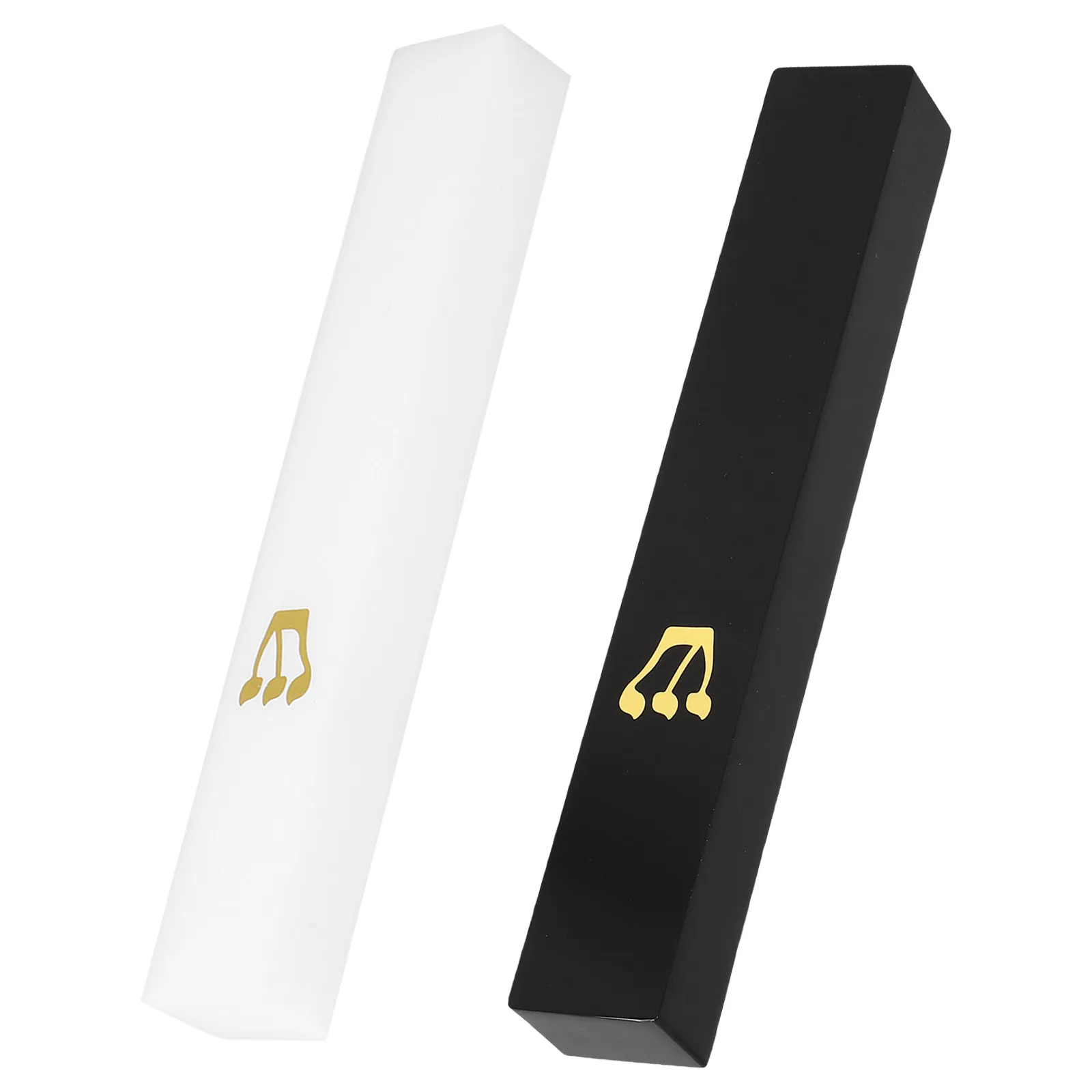 2Pcs Jewish Mezuzah Acrylic Door Plaque Family House Blessing Mezuzah Case Judaica Prayer Hanukkah Decoration Jewish Door Decor