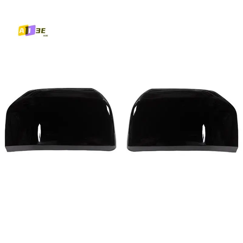 

A03E-2 Piece Car Door Rearview Mirror Cover Cap Trim Black For Ford F150 F-150 2015-2020