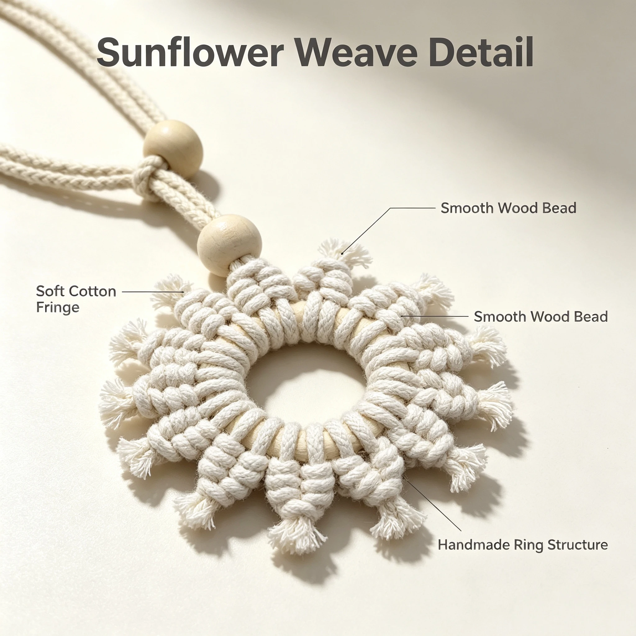 2Pcs Boho Chic Snow Flower Designs Curtain Tieback - Modern Polyester Holdback for Home Decor Accessory