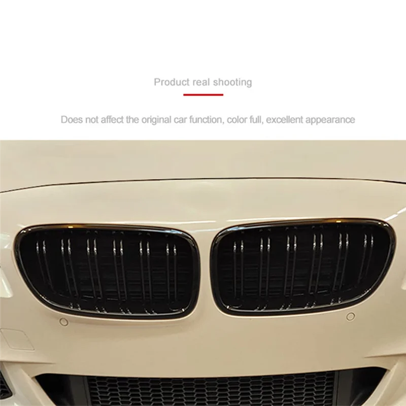 

A17R-Car Dual Slats Grille For BMW 5' F10 F11 F18 520D 530D 540I 2010-2017 Thickened Upgraded Version