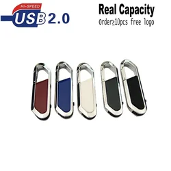 usb2.0 flash drive Metal Carabiner pen drive 16gb 32gb 64gb 128gb pendrive usb flash memoria USB stick cle usb usb2.0 stick gift