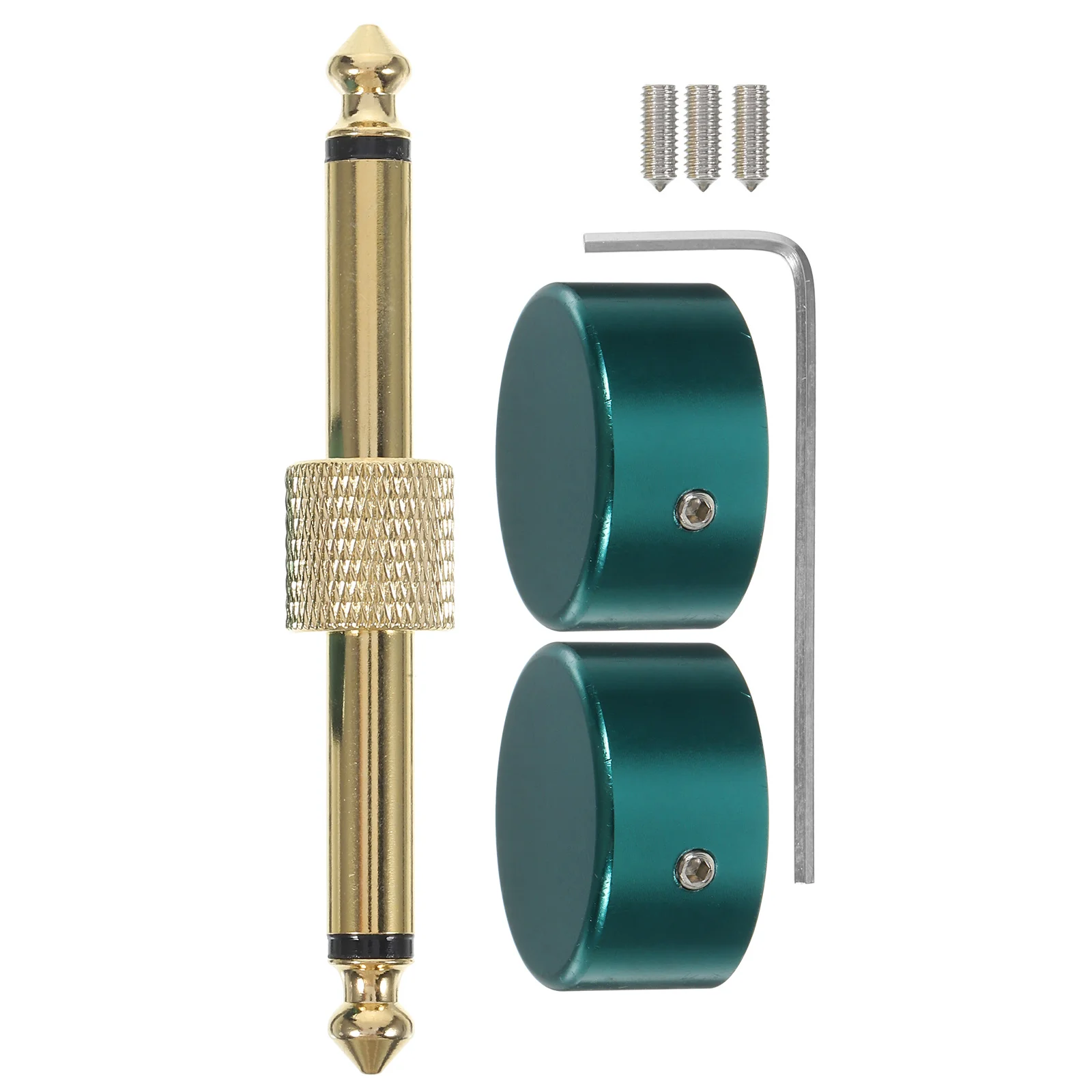 

1Set Guitar Pedal Button Cover Metal Patch Connector Includes Adapter Screws for Electric Guitar Effect Pedals Accessories