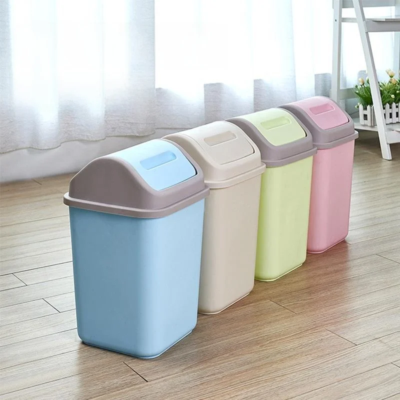 

Большая мусорная корзина с крышкой для гостиной, ванной, кухни, спальни, домашнего использования, новинка 2023 года, с откидной крышкой, корзина для бумаг