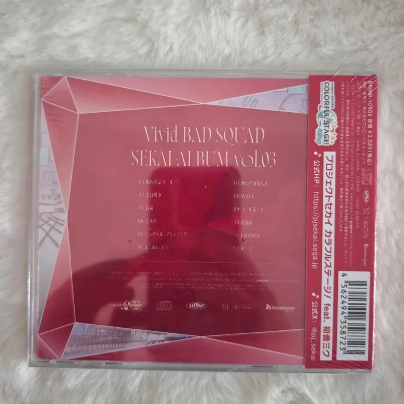 Project SEKAI COLORFUL STAGE Vivid BAD SQUAD SEKAI ALBUM Vol.3 Music Record  Walkman Car Soundtracks Box Party Music Collection