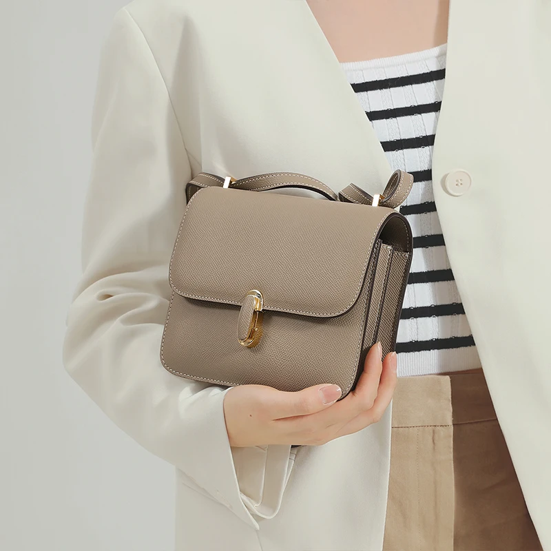 

ITAMOOD Original Designer Brand Shoulder Crossbody Bag Vintage Genuine Leather Handbag Versatile Fashion Underarm Christmas Gift