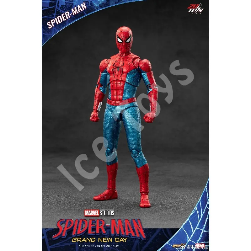 24 Hours Delivery ZD Toys Spider-Man Brand New Day Red and Blue Suit 1/10 Action Figure Model Collection Gift