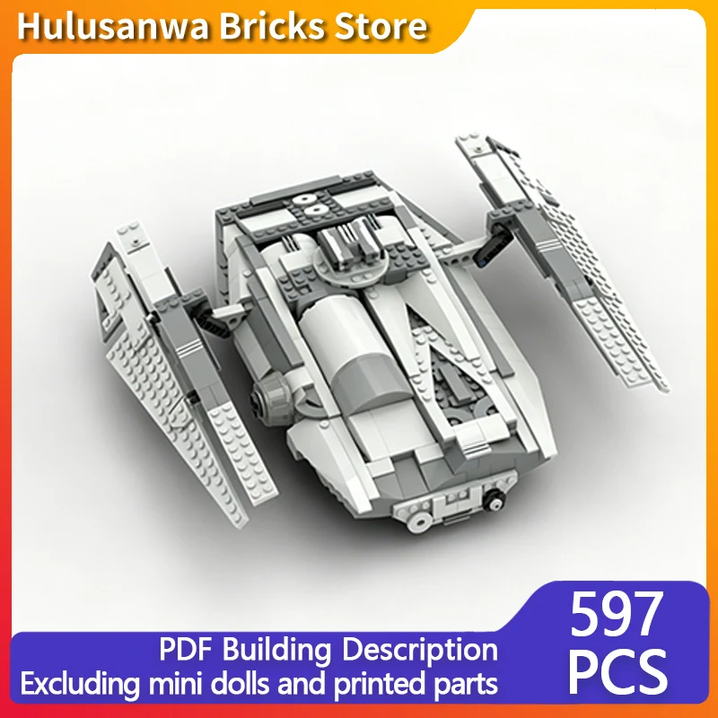 

Star Movies Model MOC Building Brick Light Space Fighter Cruiser Modular Technology Children Holiday Gifts Assemble Toys Suit