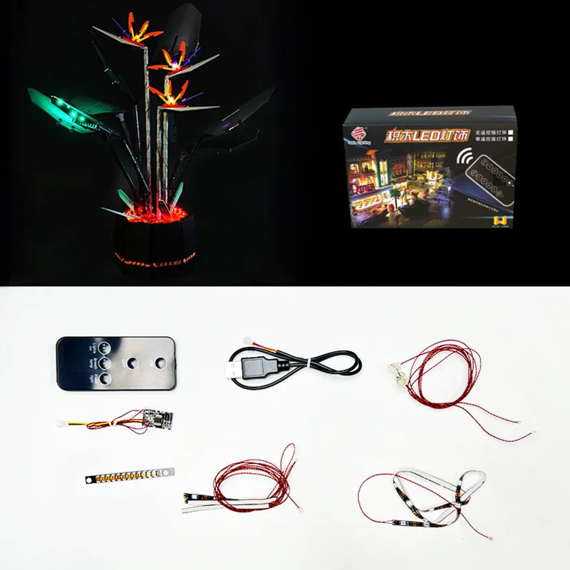 LED Light Kit For LEGO Bird of Paradise Collectible Model 10289 DIY Toys Gift (Not Include Building Blocks Bricks Kit Set Model) view 2