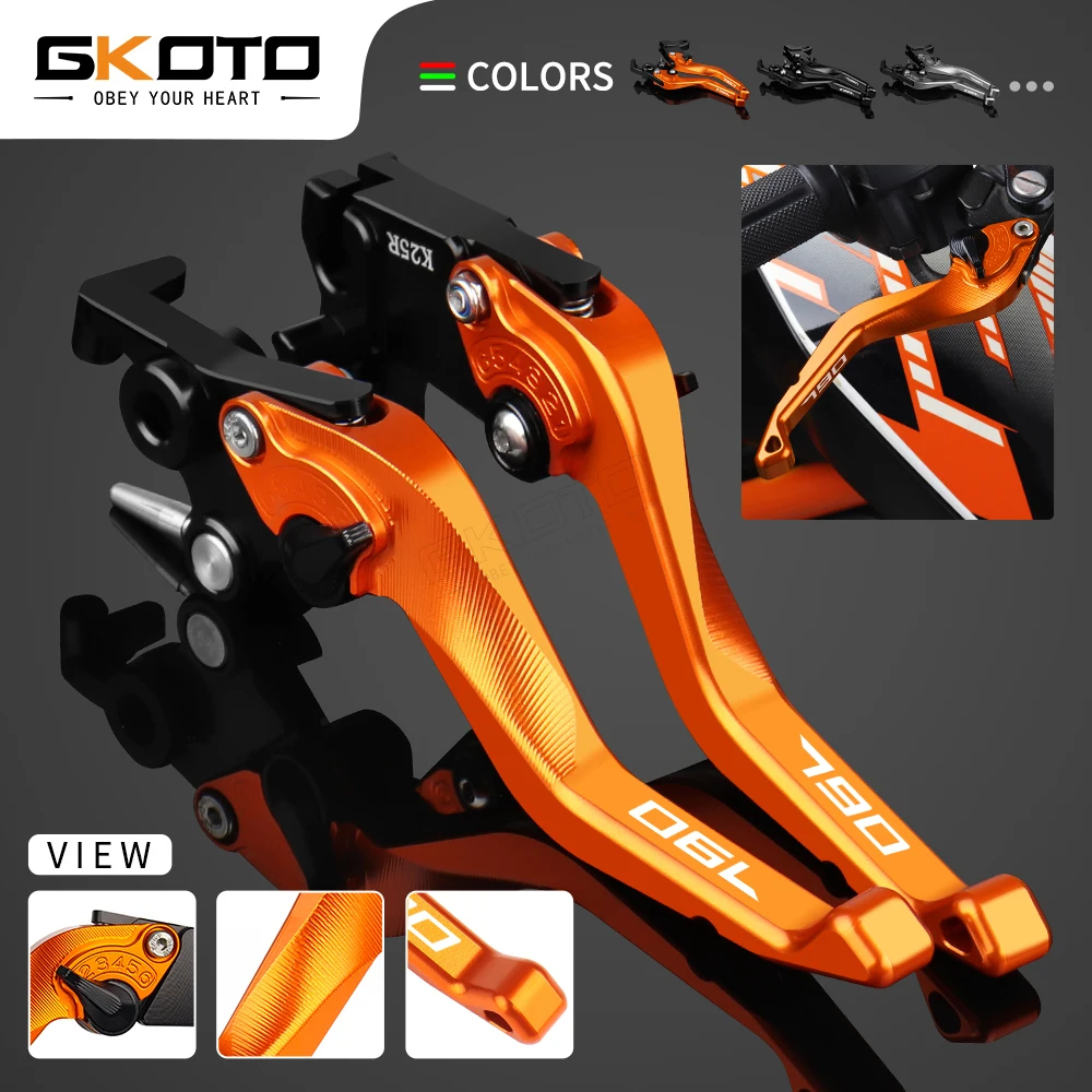 For KTM 790 Duke 2018 2019 2020 2021 DUKE790 2021  Motorcycle CNC Aluminum Short Adjustable Lever Brake Clutch Levers