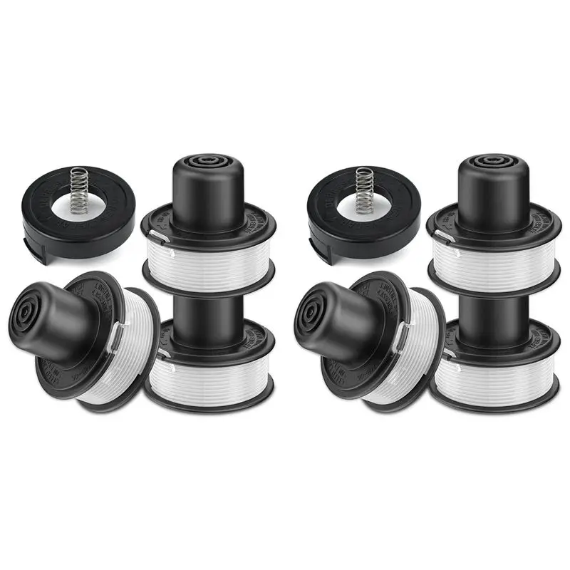 B03C-6X A6226-XJ Strimmer Spool Compatible With Black+Decker Grass Trimmer Replace GL250, GL310 With Strimmer Spool Cover