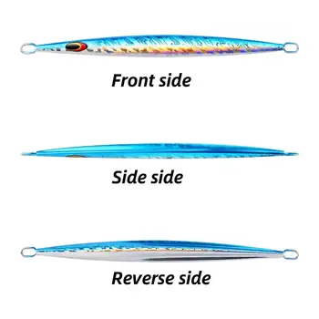 1個金屬海釣鐵板路亞餌 200克 160克 100克 80克 雙向快速下沉金屬鐵板路亞餌 6 最佳銷售 200克魚鉤 - №3