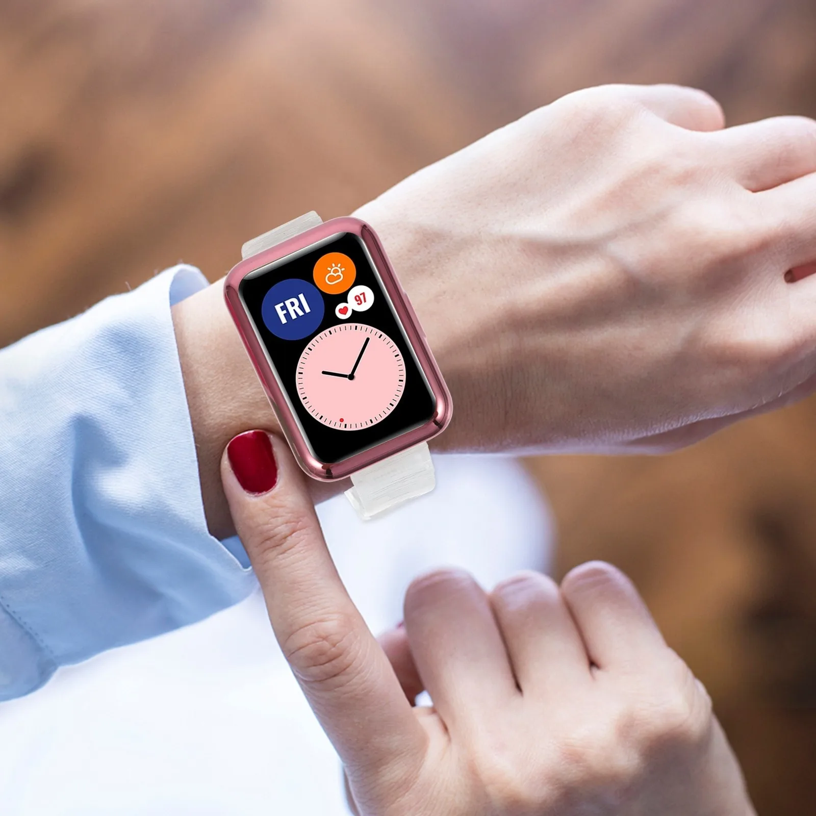 

2Pcs Premium Electroplated Tpu Watch Case Fashionable Slim Protective Shell with Excellent Fit Anti-Collision Smartwatch