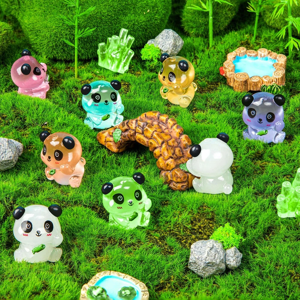 40Pcs Luminous Mini Resin Pand - Smart Garden Diy review and price
