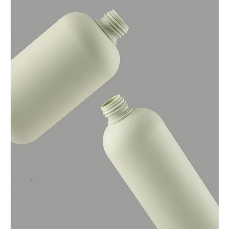 200/300/500ml Green Empty Plastic Pump Bottle for Liquid Lotion Shampoo Cosmetic Container with Pump Head Refillable Bottles