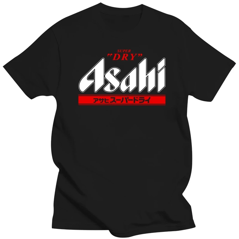 

ASAHI BEER JAPANESE RETRO VINTAGE logo tee shirt tshirt Mens free shipping