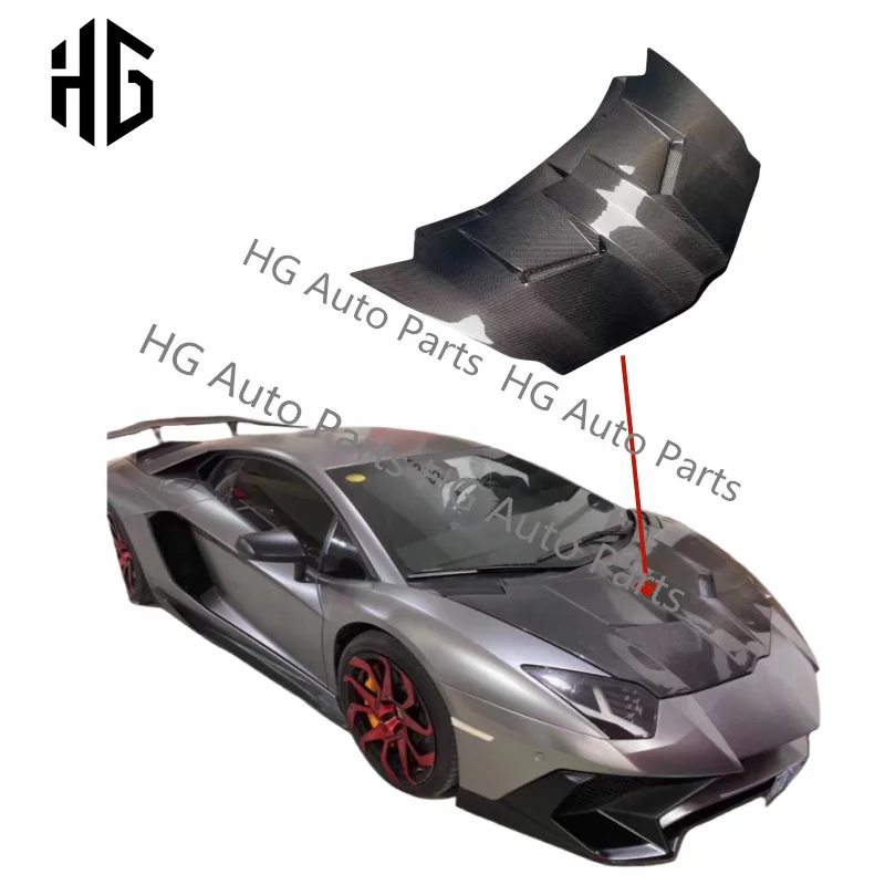 

High Quality Carbon Fiber MSY Style Car Engine Bonnet Hood For Lamborghini Aventador Lp700 Lp720 Hoods