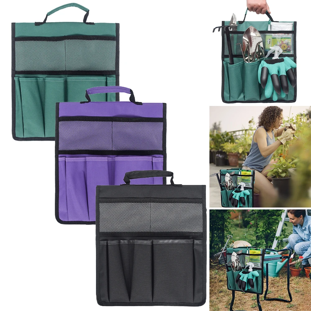 

new durability Garden Kneeler Tool Bag Seat Tool Bag Outdoor Work Portable Cart Storage Pouch garden Toolkit Tool storage bag