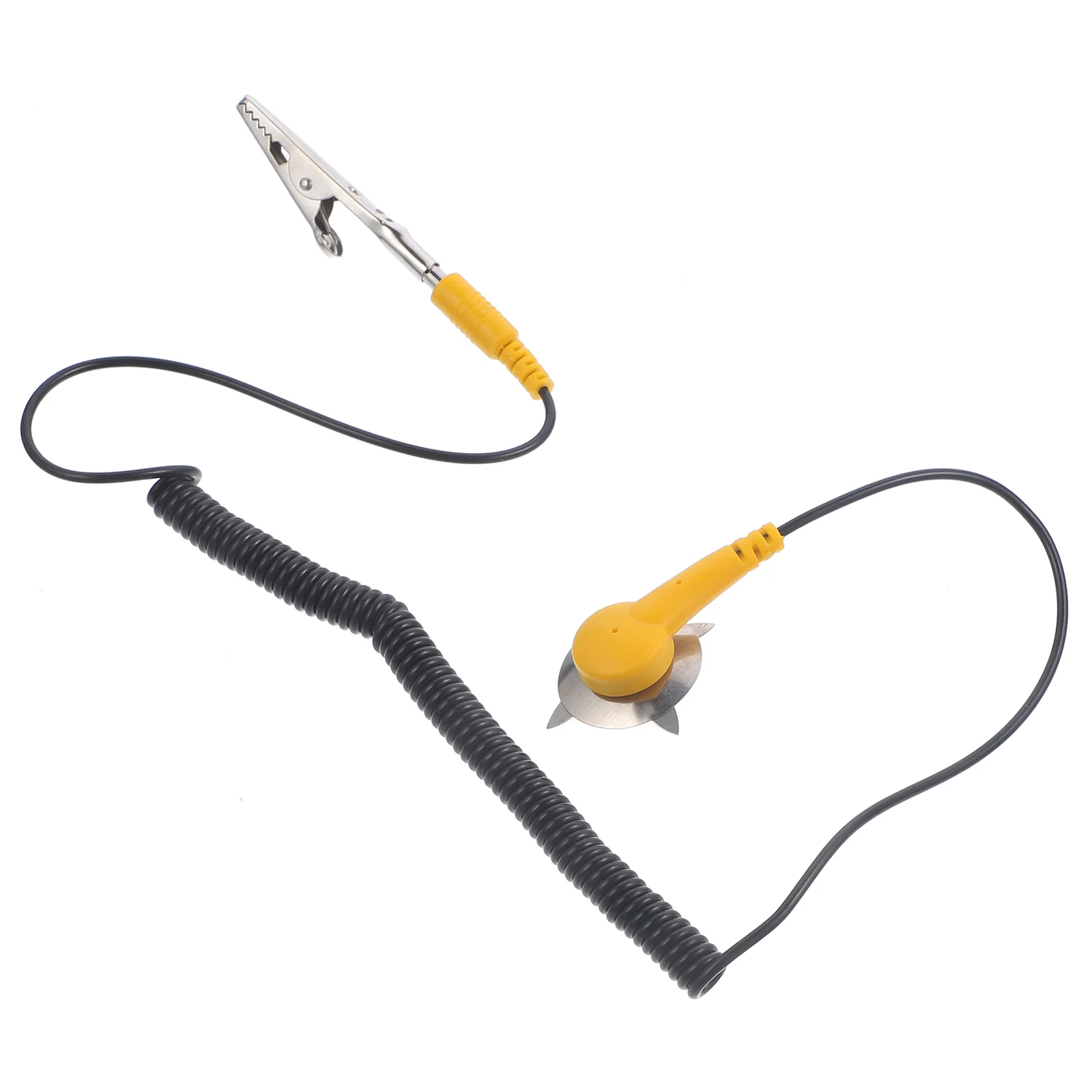 Pulseira antiestática ajustável de 78 polegadas com chumbo enrolado de 98 polegadas para kit de aterramento de proteção Esd para reparo eletrônico