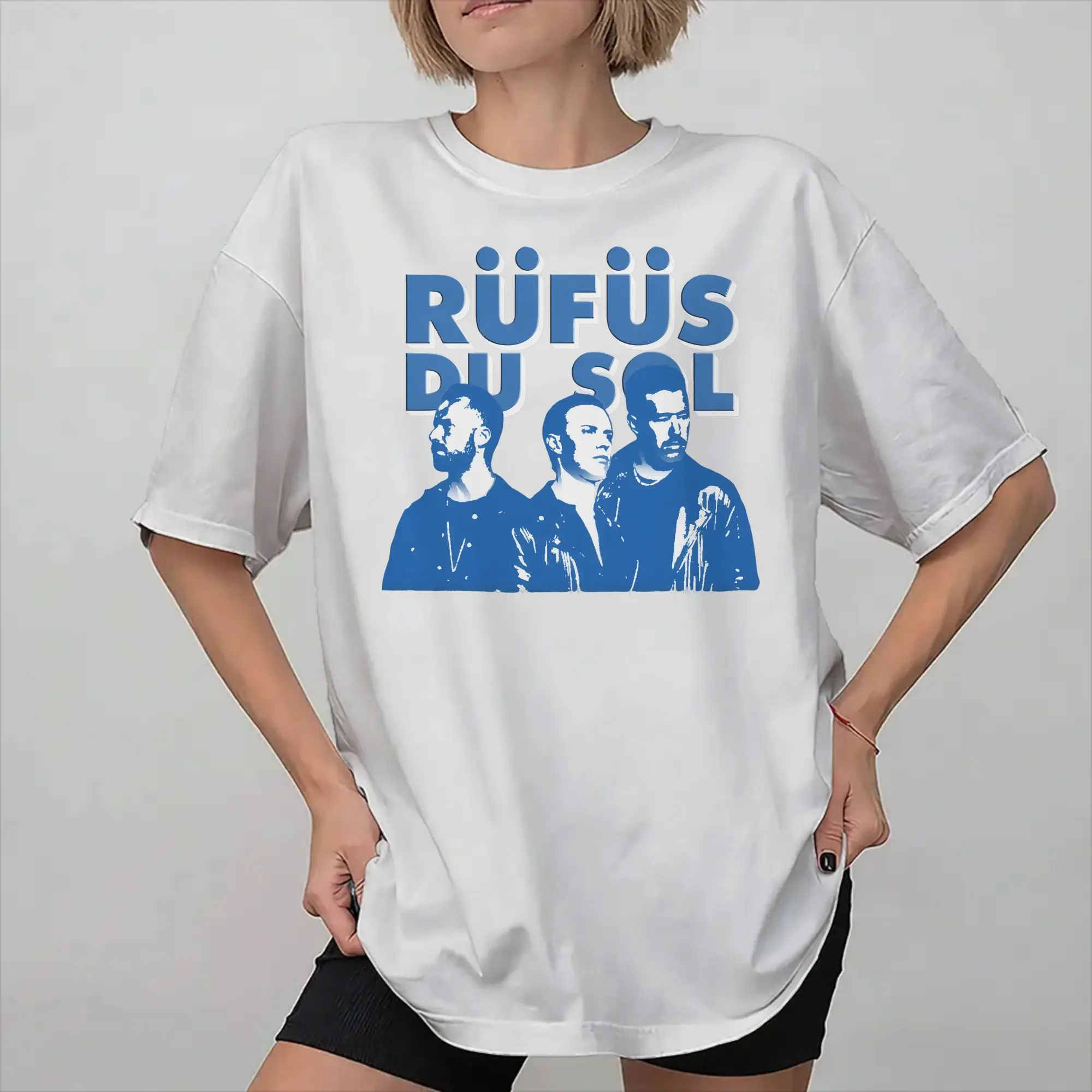 Mens Womens Rufus Du Sol 2026 Concert T Shirt 100% Cotton Fashion Tee Shirts  Clothing Outfits
