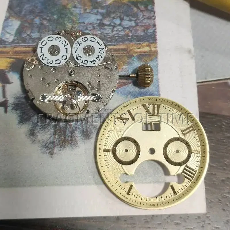 New Shanghai Multifunctional Automatic Mechanical Movement LB20 Movement 12 O'clock Calendar Five-Pin Movement