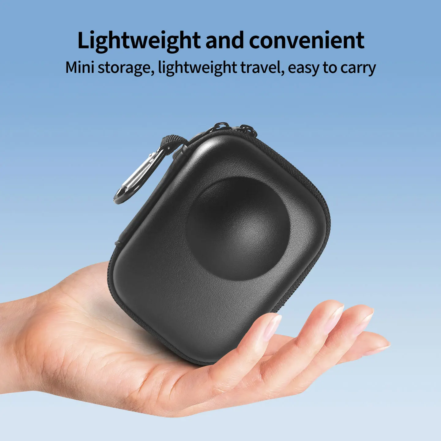 Mini Storage Bag for DJI OSMO Actioin 360 Camera Accessories Anti-Fall Shockproof PU EVA Panoramic Protective Case Stroage Pouch