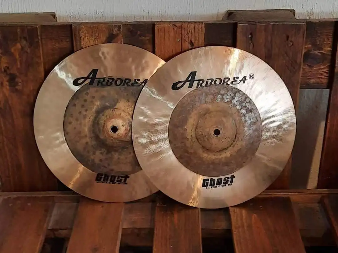 

Arborea Professional Cymbal-Ghost Series Hi-Hats Cymbal 12-16 inch Two Pieces Bronze Handmade Cymbal Drum Accessories