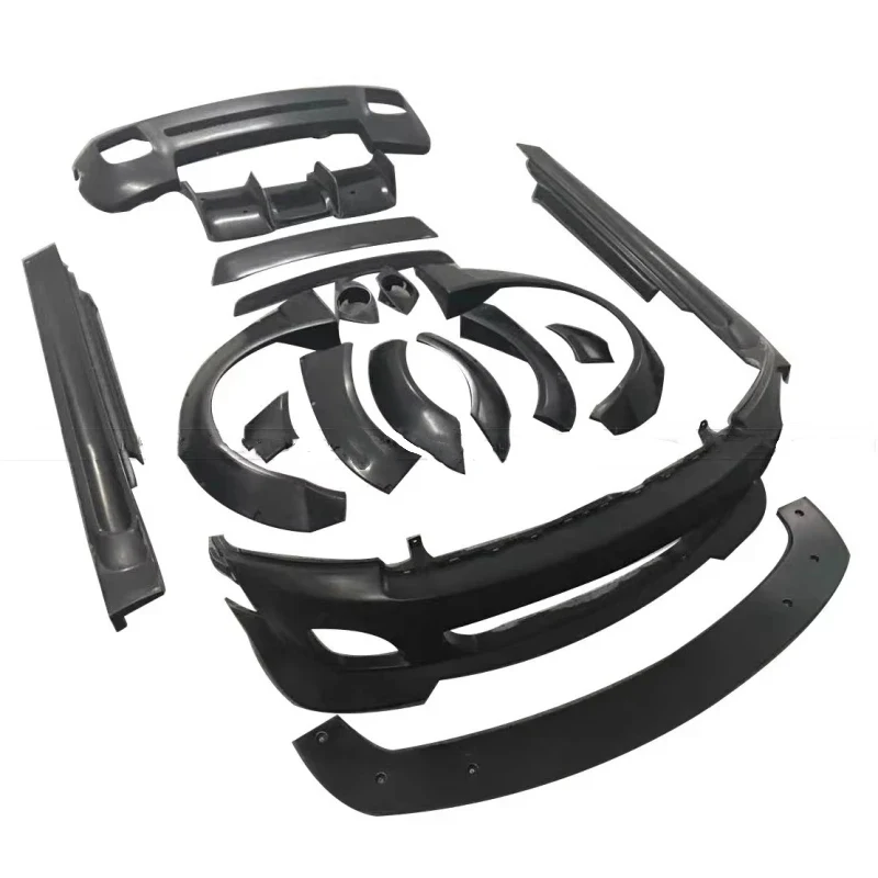 Unpainted Resin Body Kit for Mini R56 Cooper S | Front & Rear Bumper Lip, Side Skirt, Eyebrow, Tail Wing Modification Parts