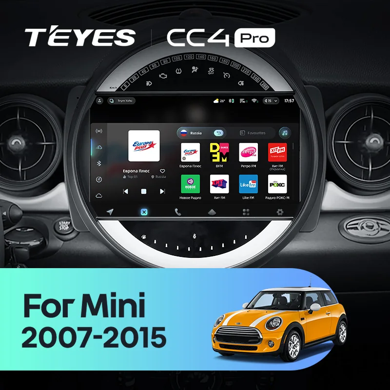 TEYES CC4 PRO For BMW Mini 2007 - 2015 CarPlay Radio Multimedia Stereo Car play Android Auto 2DIN Autoradio