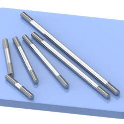5Pcs 304 Stainless Steel M3 Thread Servo Linkage Rods - 20mm-300mm Adjustable Push Rods for RC Airplane/Boat (Durable RC Parts)