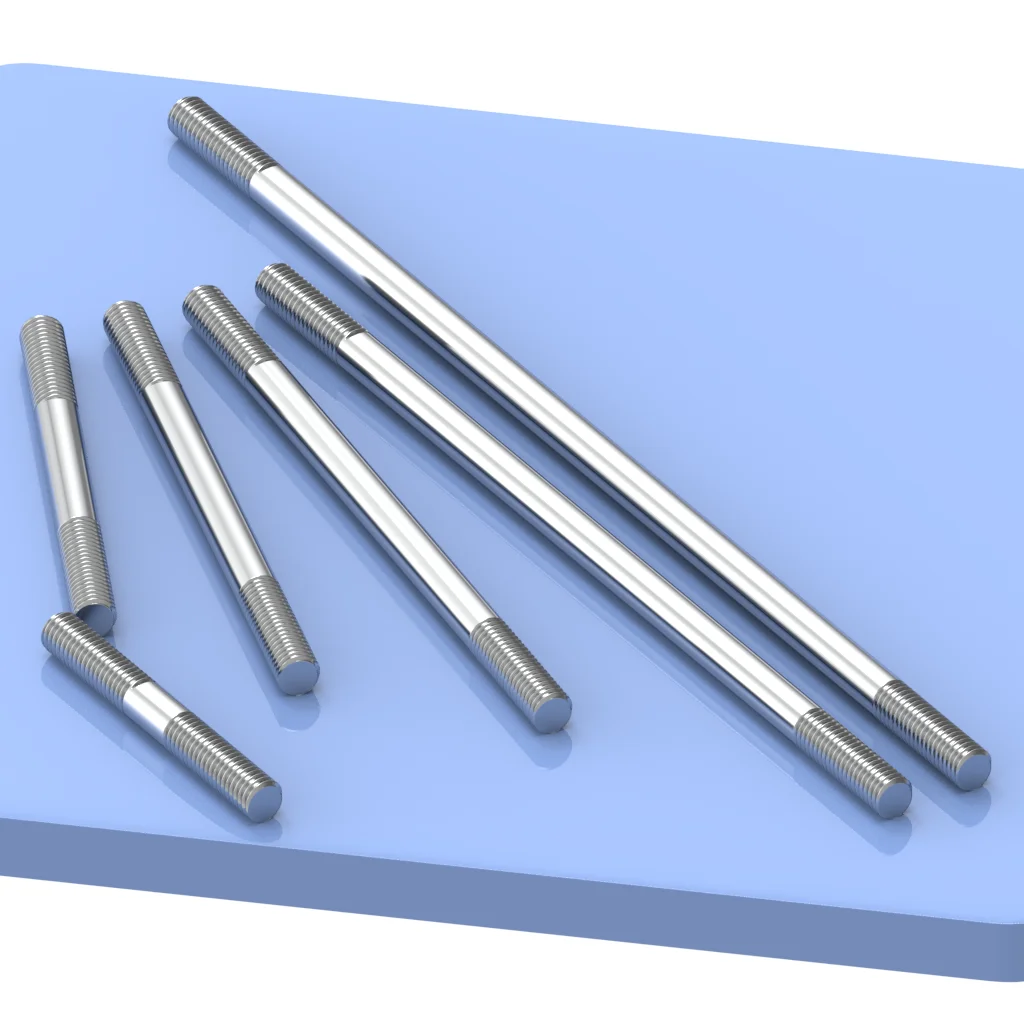 5Pcs 304 Stainless Steel M3 Thread Servo Linkage Rods - 20mm-300mm Adjustable Push Rods for RC Airplane/Boat (Durable RC Parts)