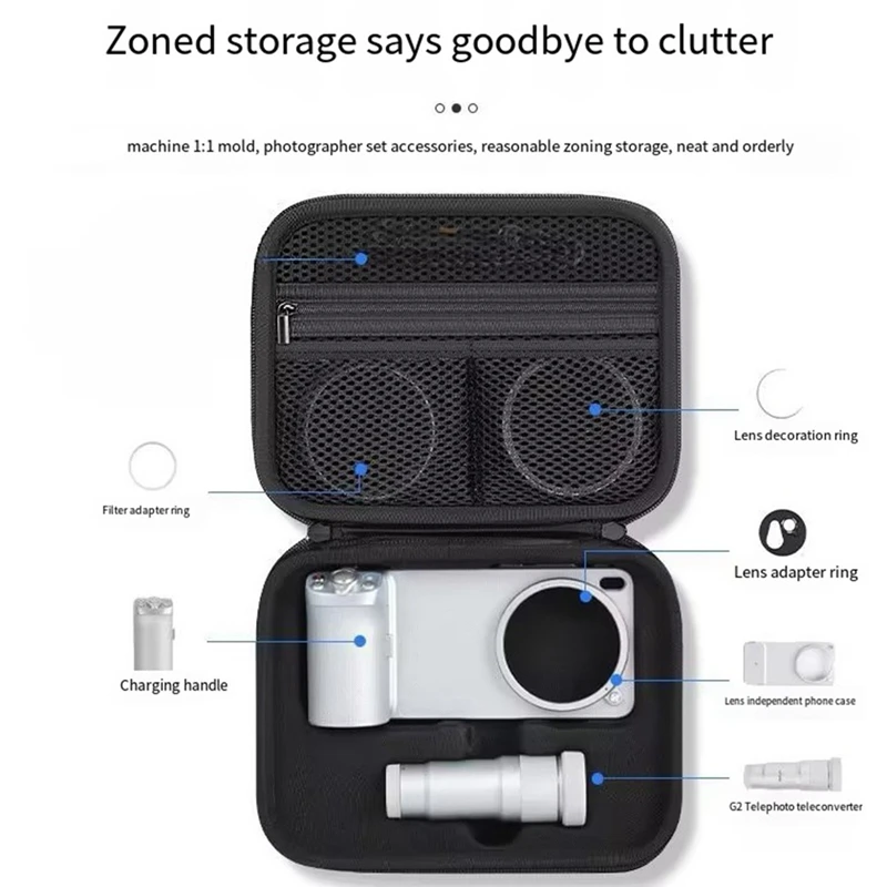 ABIU For VIVO X300 Ultra G2 Photography Master Kit Hard Case for 400mm Telephoto Lens Protective Travel Bag