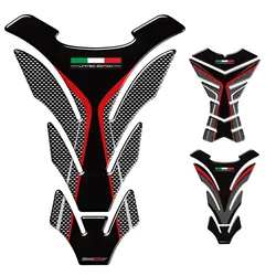 3D Resin Motorcycle Tank Pad Protector for Yamaha Kawasaki Honda Suzuki Aprilia Italy Flag Sticker