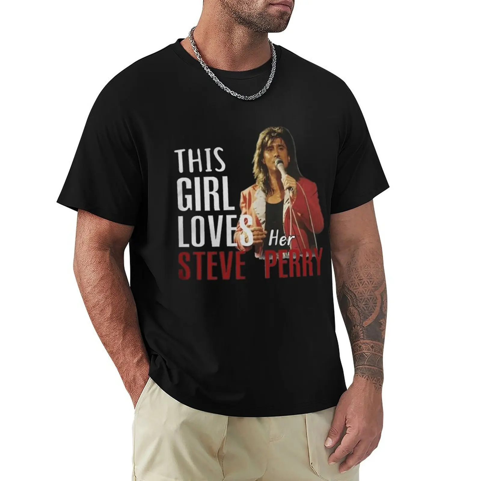 

This Girl Loves Her T-Shirt Anti-Pilling Casual T-Shirt