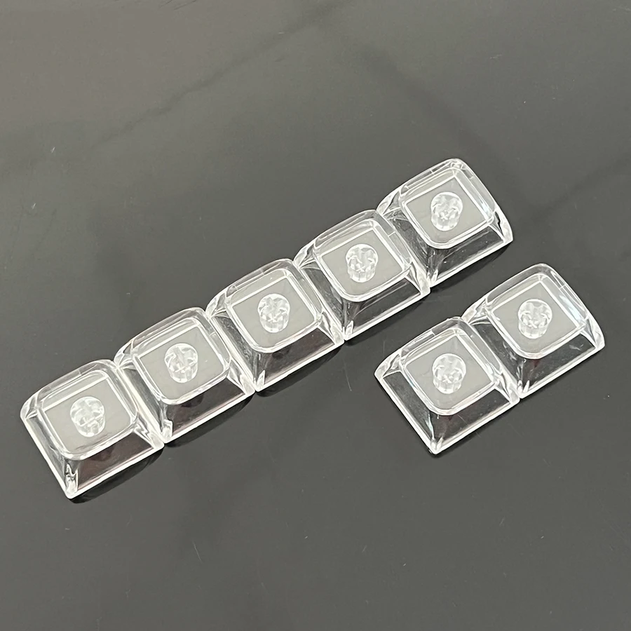 30pcs/lot XDA Transparent Keycaps DIY Mechanical 1U Key Cap for Keyboard DIY MX Switch Cherry KaiH Gateron Crystal Caps