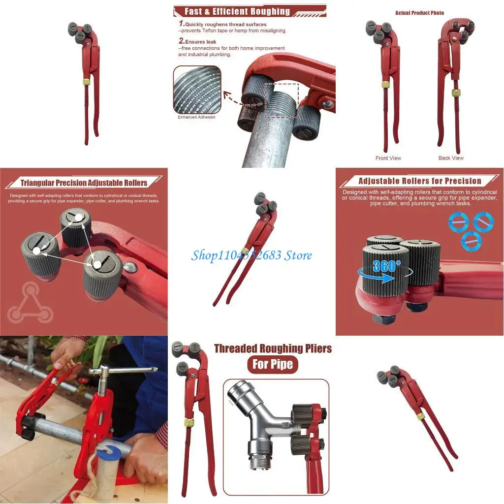 

Y6GD Large Opening Spanner Adjustable Water Pipe Clamp Pliers Pliers Heavy Duty