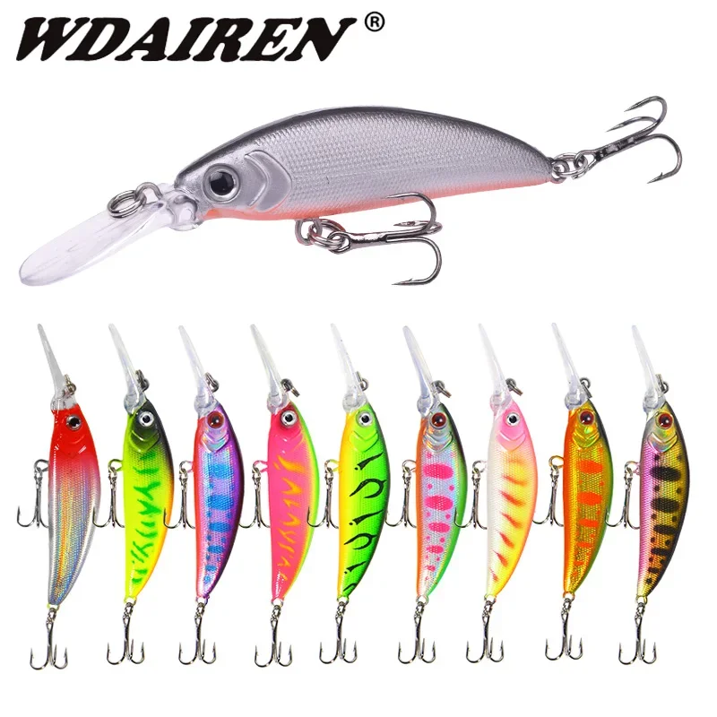 1 Pc Minnow Fishing Lure Sinking Wobblers 7cm 5.7g Plastics Artificial Hard Bait Crankbait for Bass Carp Pike Jerkbait Tackle