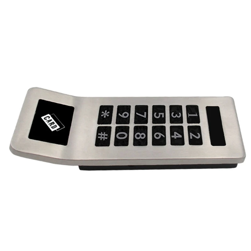 Stainless Steel Panel Digital Electronic RFID & Password Keypad Number Cabinet Door Code Lock with PULLER