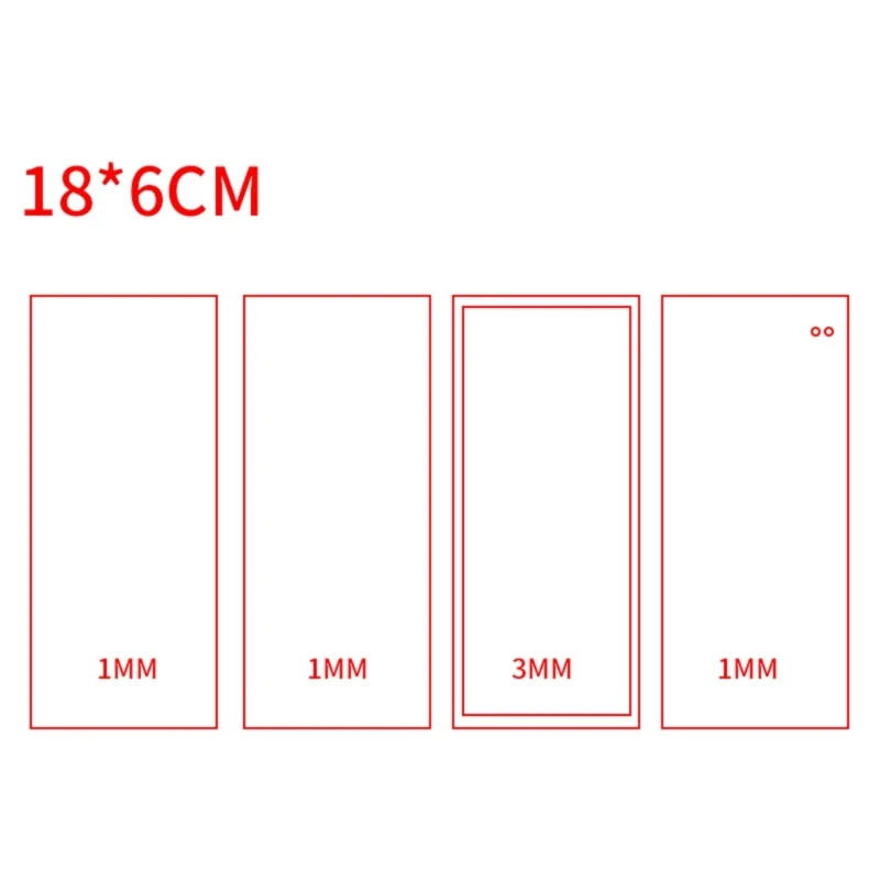 Empty Plates DIY Shake Empty Plate Acrylic Material for DIY Crafts Dropship