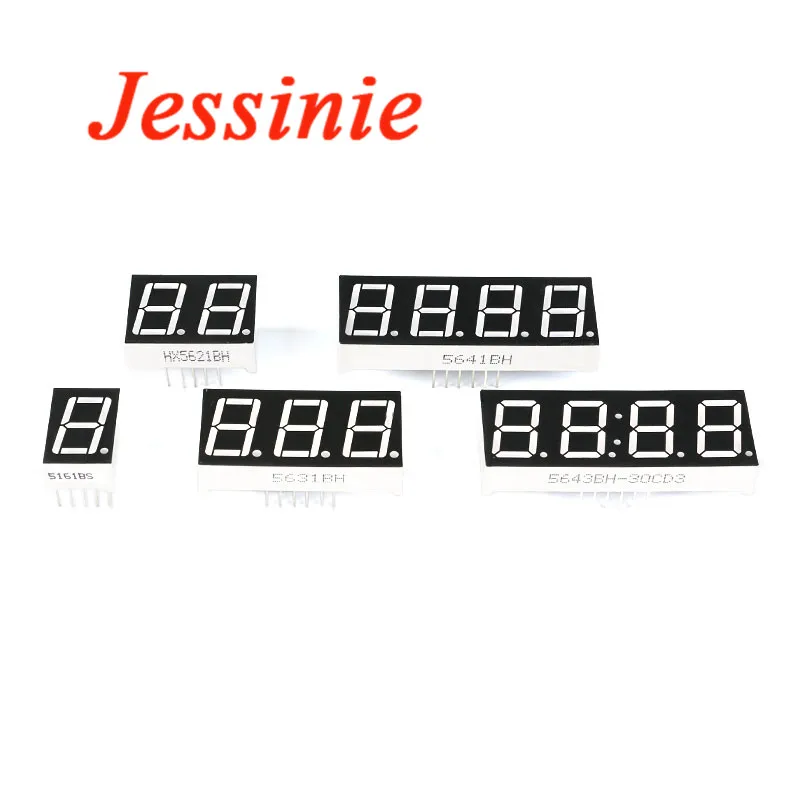 Tubo Digital Display LED, DIY Red Board, ânodo comum cátodo, 1Bit, 2Bit, 3Bit, 4Bit, 0,56 em, 7 Segment