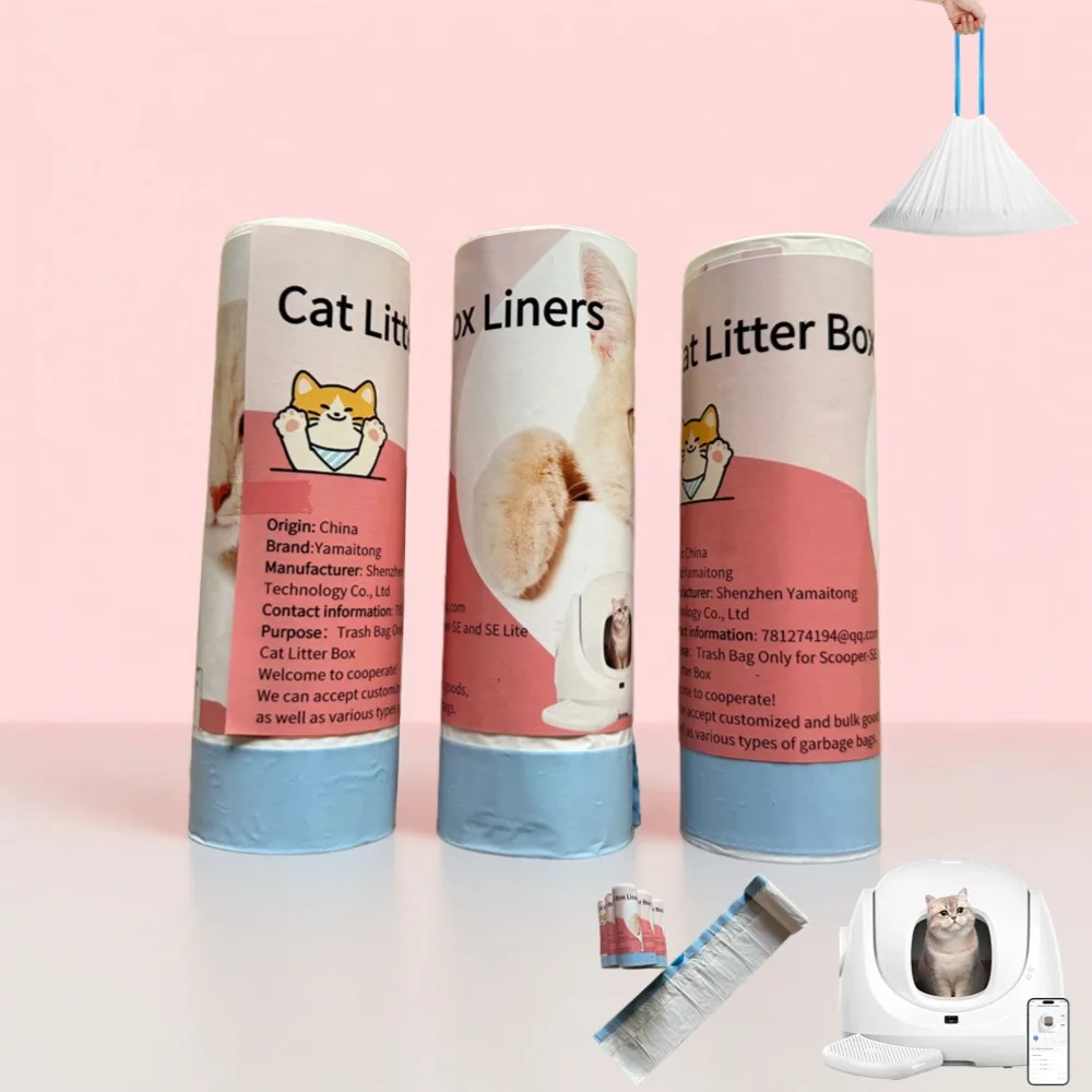 Use For CATLINK Cat Toilet Garbage Bag Replacement Trash Poop Bags for Cats Automatic Self Cleaning Cat Litter Box Cats Supplies