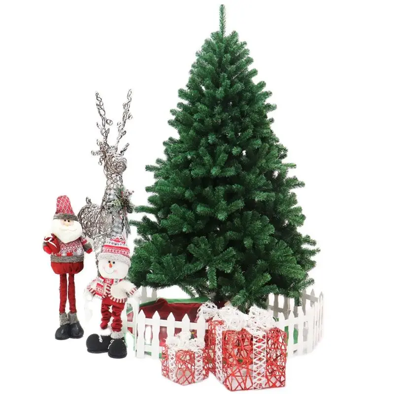 180/120/90cm Encryption Green Christmas Tree Santa Tree Party Decoration Figurine Gift Mini Artificial Christmas Tree Decoration