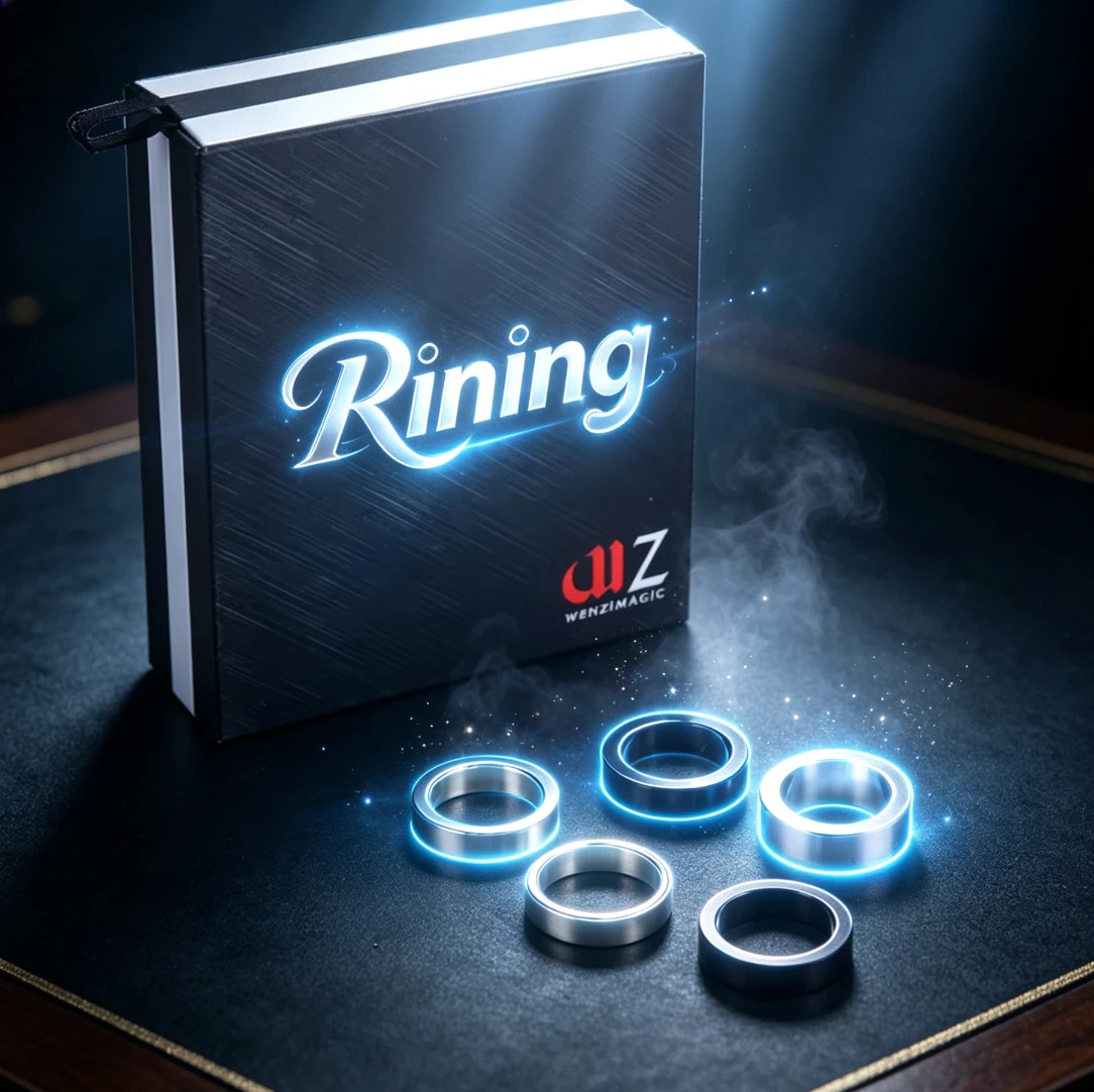 Revolutionary Rining System Magic Tricks Ring Magic Shell Appearing Vanishing Ring Close Up Illusion Gimmick Magician Comedy