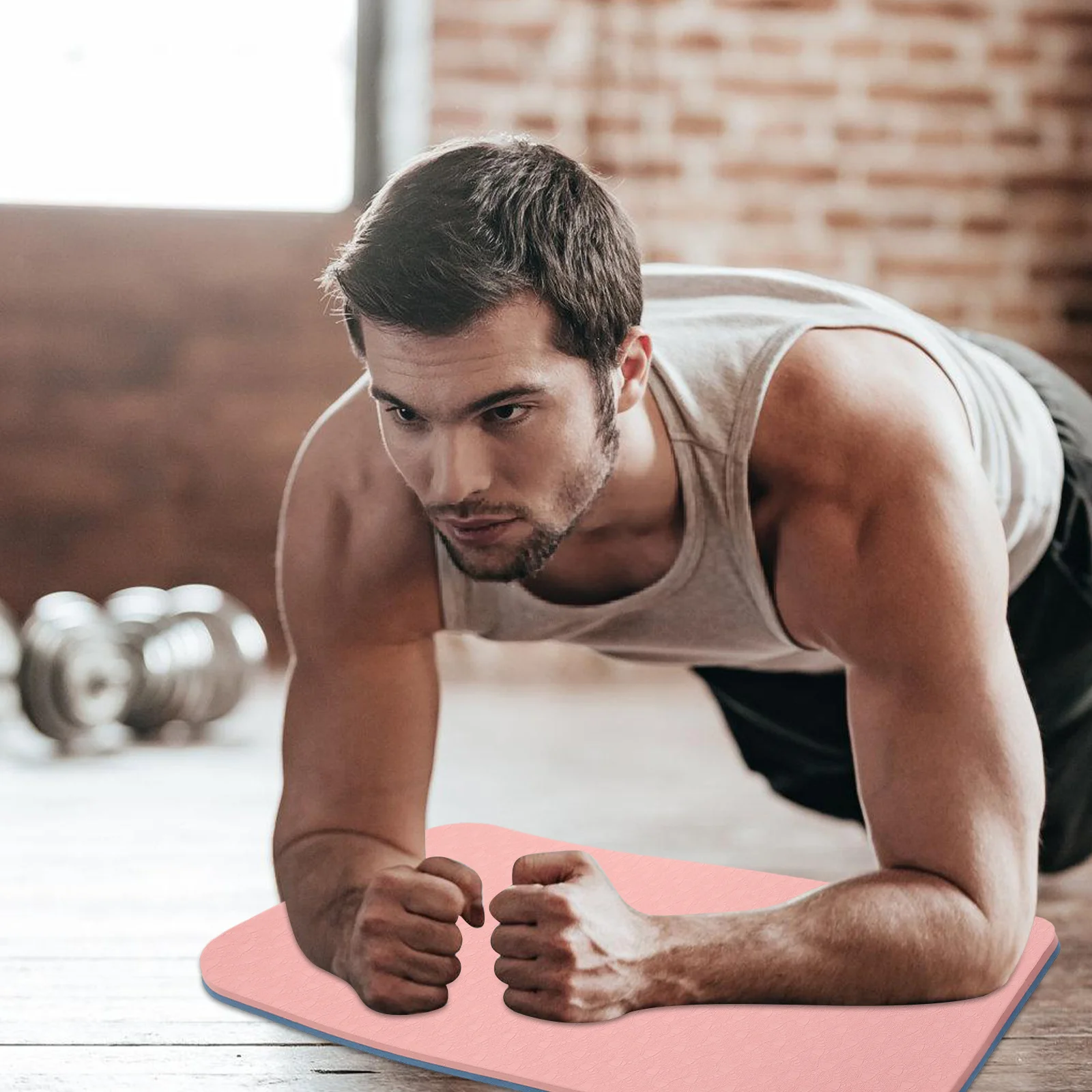 

Protective Knee Mat Comfortable Non-Slip Tpe Yoga Pad Cushion for Workout Kneeling Exercise Fitness Elbow Support Cushion