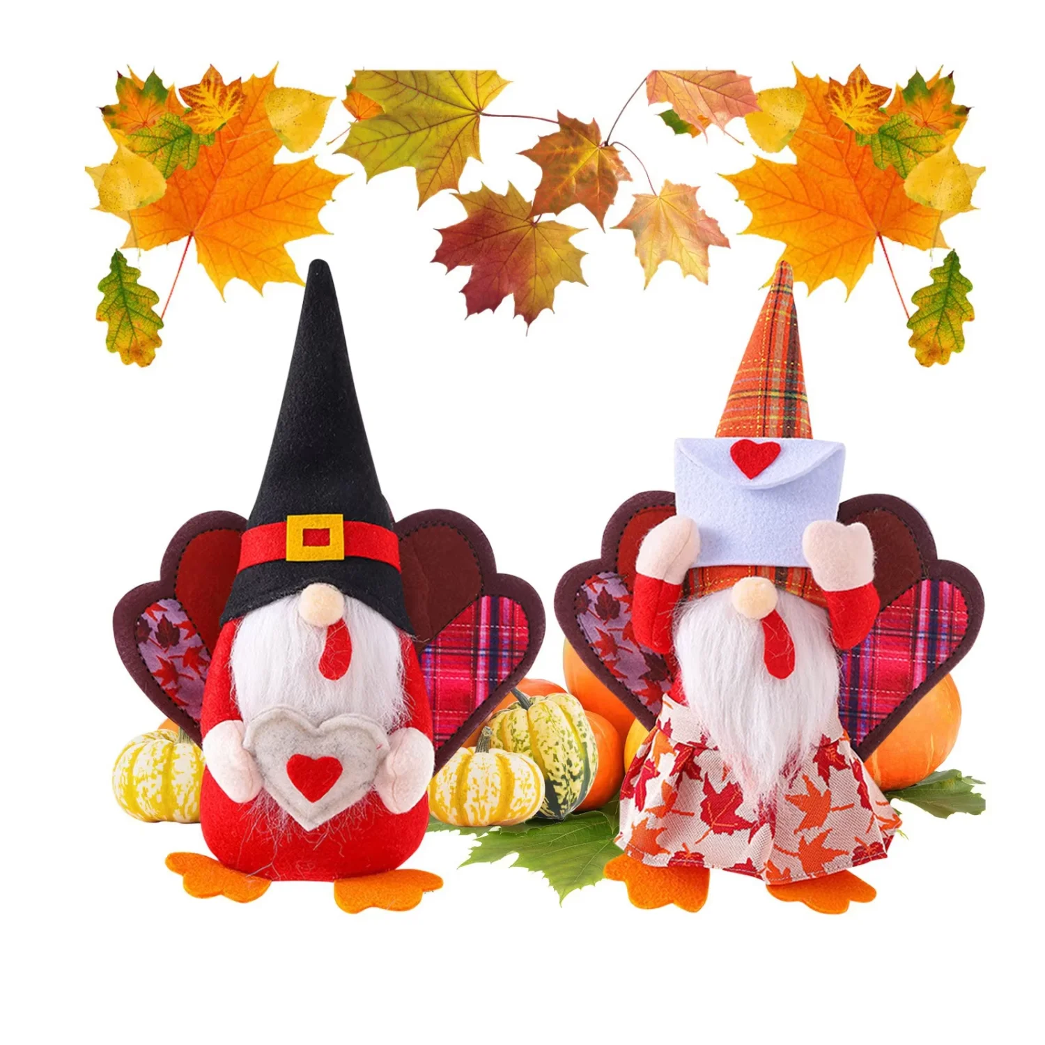 Wholesale New Thanksgiving Turkey Doll Decoration Faceless Doll Foll  Scene Atmosphere Decoration Supplies