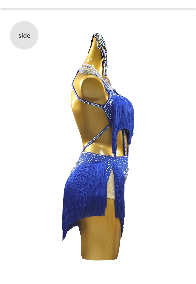 2026 Latein-Praxiskleidung Tanzkleid Aufführungskleidung Fransenrock Damenanzug Mädchen Sport Bühne Samba Ballsaal Party Kostüme – Detail 9