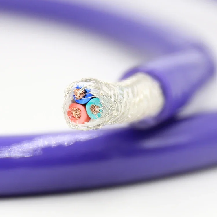 Audio Grade 6N OFC 4square reference power bulk cable per meter audio power cord wire hifi power cable