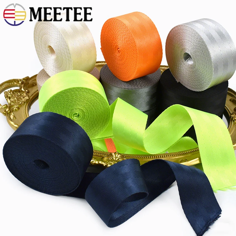 

5/10Yards 25/38mm Nylon Webbing Straps Ribbon Band Shoulder Bag Strap Belt Sling Decor Braid Bias Binding DIY Sewing Accessories