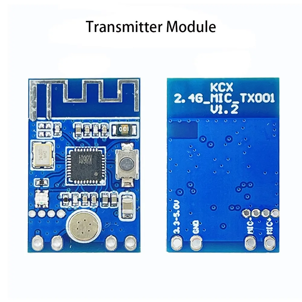 2.4G wireless microphone audio signal transceiver module board